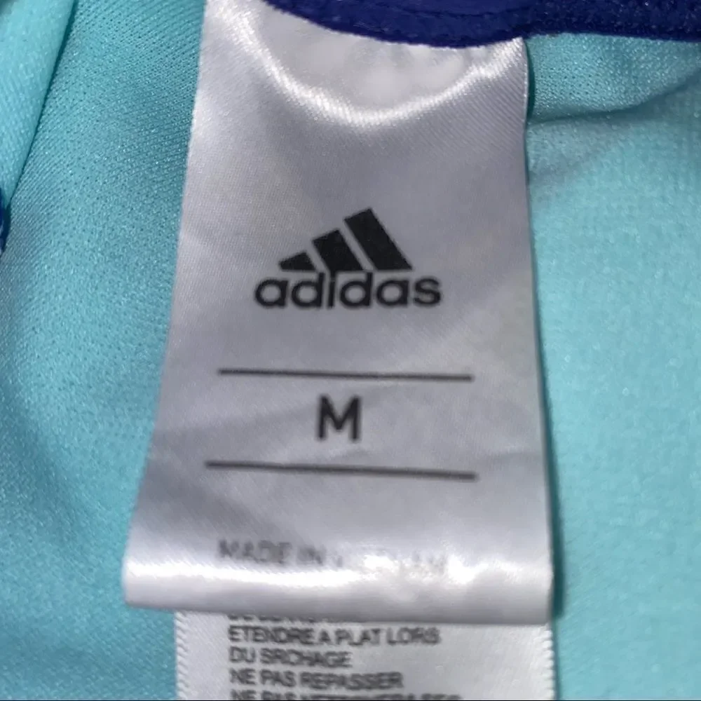 ADIDAS Sports Bra blue turquoise medium - Picture 3 of 3